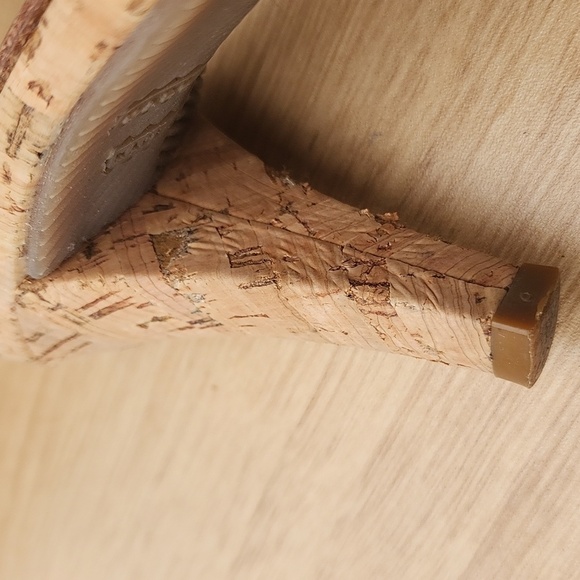 Marc Jacobs Multicolored Grommet Cork Sandal Heels Size 6 - Picture 13 of 13